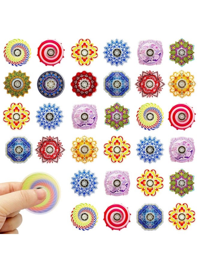 Sqlhrke 40-piece mini fidget spinner set, Easter party favors, goody bag fillers, sensory stress-relieving toys for children, teens, and adults with autism, treasure chest toy for classroom prize supplies - Image 1